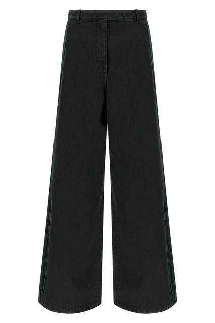 Velvet insert jeans