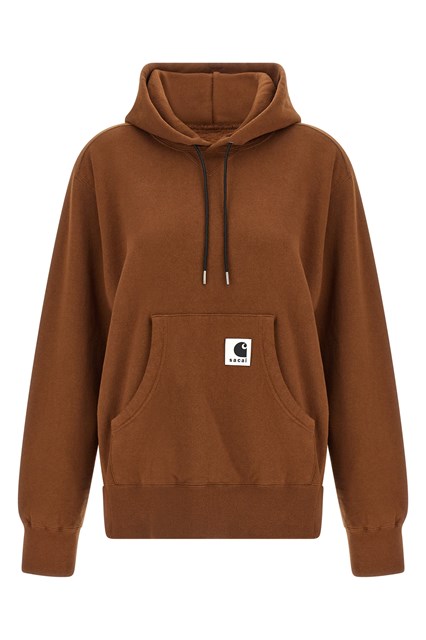 Felpa con cappuccio capsule Sacai x Carhartt Wip - Marrone