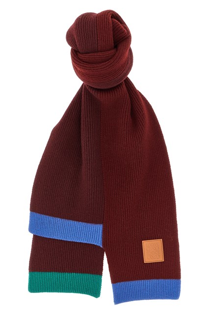 Sciarpa asimmetrica lana - Multicolor (U)