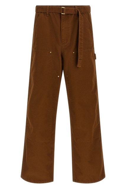 Pantalone capsule Sacai x Carhartt Wip - Marrone (2)