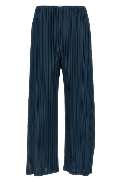 Pantalone 'Mellow Pleats' - Blu (3)