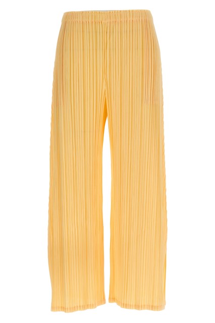 Pantalone 'Mellow Pleats' - Giallo (3)