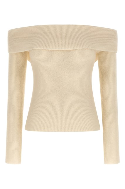 Maglione 'Ls Cowl' - Bianco