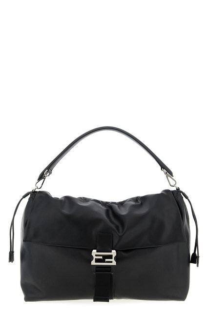 Borsa a spalla 'Fendi Flux' maxi - Nero