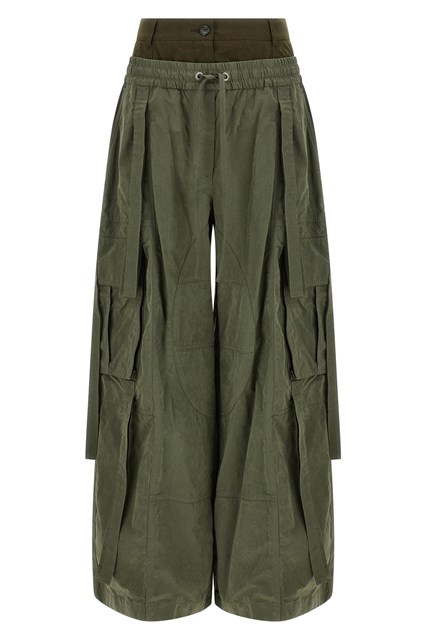 Pantalone cargo double layer - Verde (36 IT)