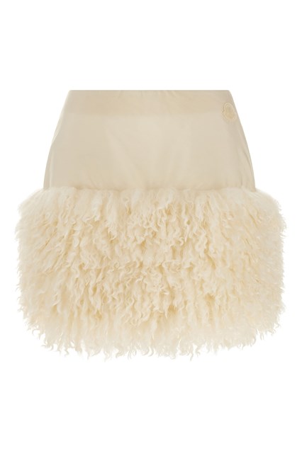 Gonna inserto teddy - Bianco (38 IT)