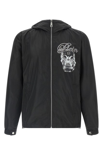 Giacca a vento 'Glass Skull' - Nero (M)