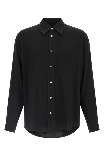 Camicia viscosa lana - Nero (50 IT)