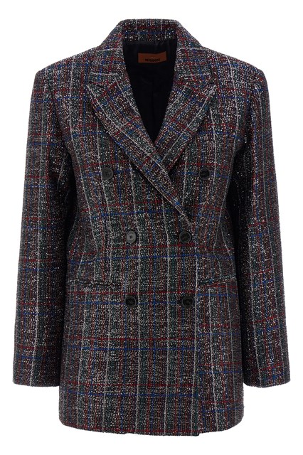 Blazer tartan paillettes - Multicolor (48 IT)