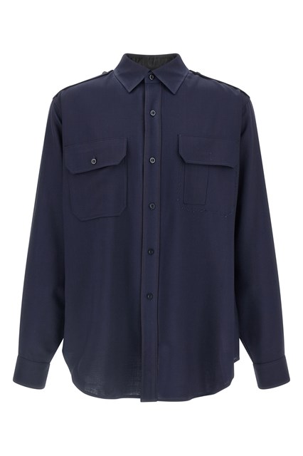 Camicia 'Pressed to Death' - Blu (39 cm)