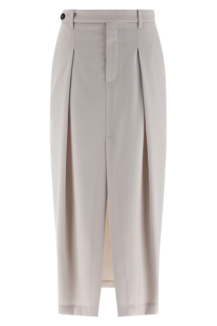 Gonna 'Sartorial Curved' - Bianco (40 IT)