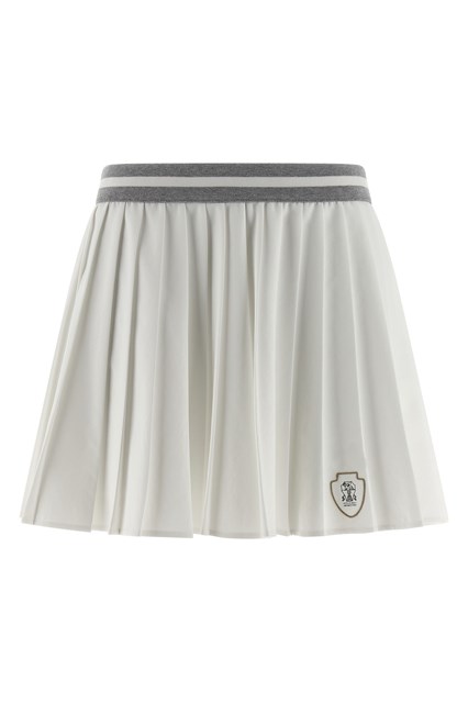 Gonna 'Pleated' - Bianco (36 IT)
