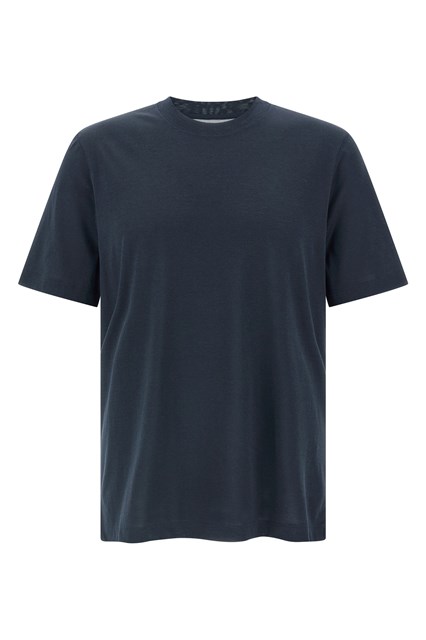 T-shirt seta - Blu