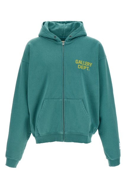 Felpa con cappuccio '90'S' - Verde