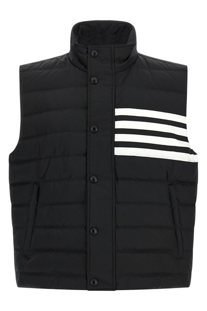 Gilet '4 Bar' - Bianco/Nero