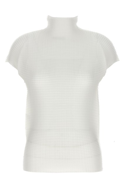 Blusa 'Wooly Pleats' - Bianco (2)