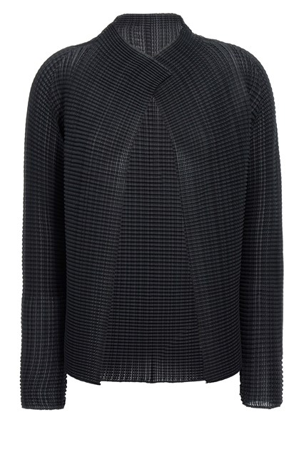 Cardigan 'Wooly Pleats' - Nero (2)