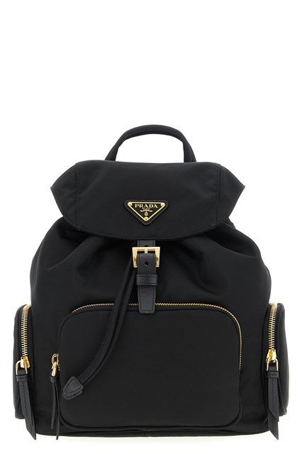 Zaino in Re-Nylon - Nero (U)