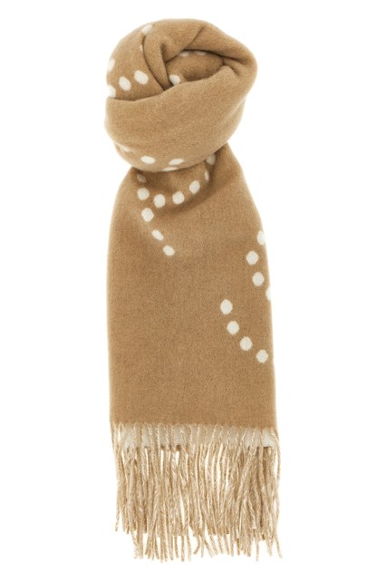 Sciarpa 'Big Logo' - Beige (U)