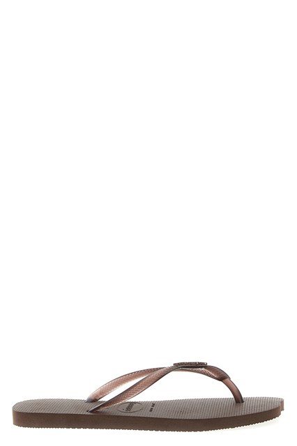 Sandali infradito 'New Havaianas Slim Split' - Marrone (35-36)