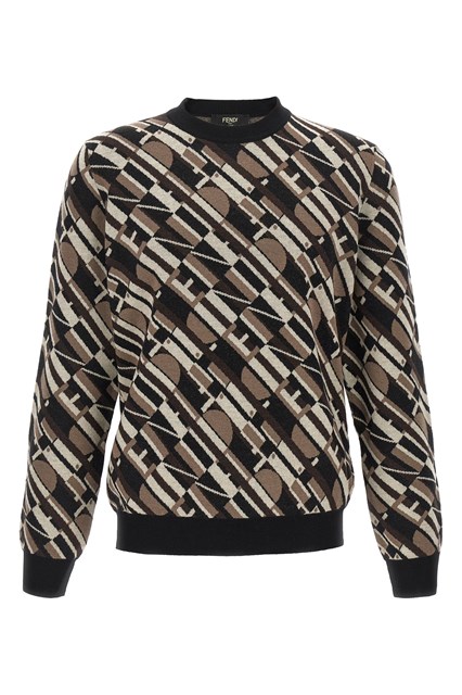 Maglione 'Fendi Tape' - Marrone (50 IT)