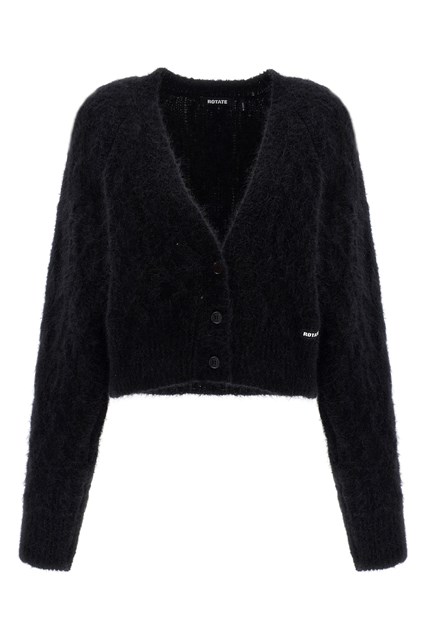 Cardigan 'Flufy Knit' - Nero (XS)