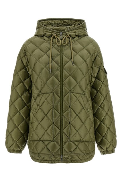 Piumino trapuntatura diamante - Verde (40 IT)