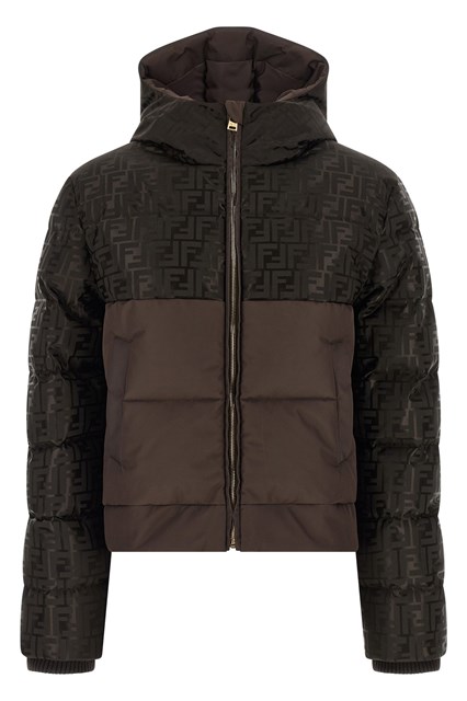 Piumino nylon FF - Marrone