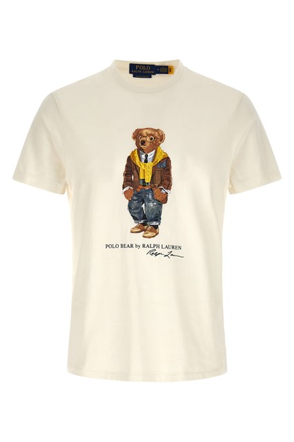 T-shirt 'Polo Bear' - Bianco (M)