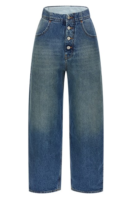 Jeans gamba dritta - Azzurro (24)