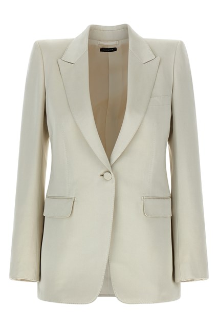 Blazer monopetto duchesse - Beige (40 IT)