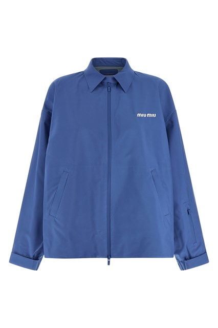 Giacca a vento tela tecnica - Azzurro (38 IT)