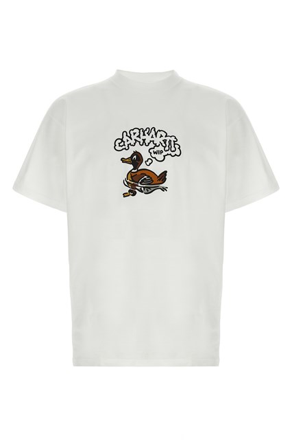 T-Shirt 'Duck Duck' - Bianco (M)