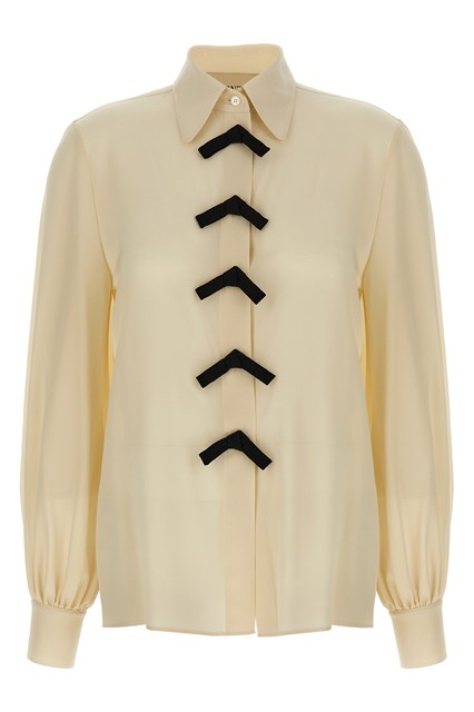 Camicia Valentino Garavani fiocchi - Beige (40 IT)