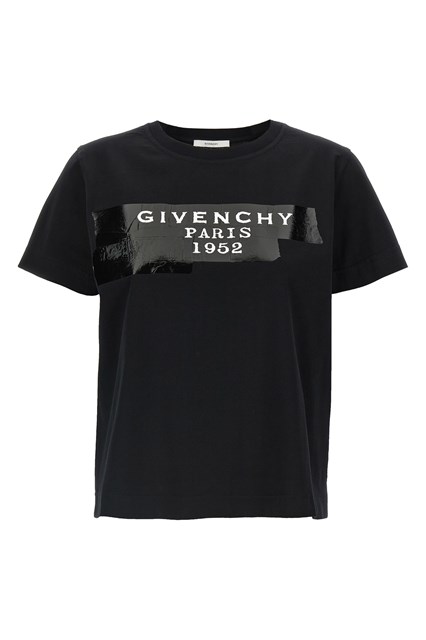 T-shirt 'GIVENCHY Tape' - Nero