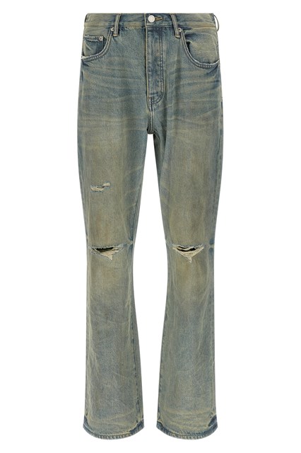 Jeans 'P026 Dirty Fade Rip Boot' - Azzurro (30)