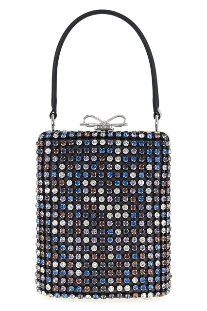 Borsa a mano 'Multi Crystal Chainmail' mini - Multicolor
