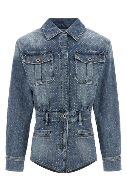 Tuta 'Rhinestone Denim' - Blu (6 UK)