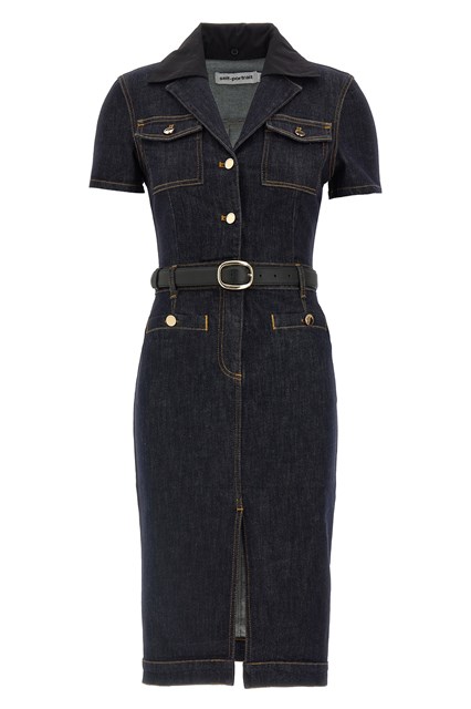 Abito 'Indigo Denim Midi' - Blu (6 UK)