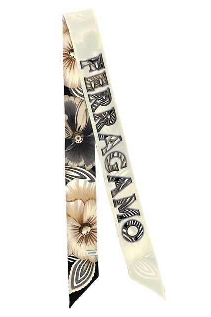 Bandeau 'Brezza' - Bianco/Nero