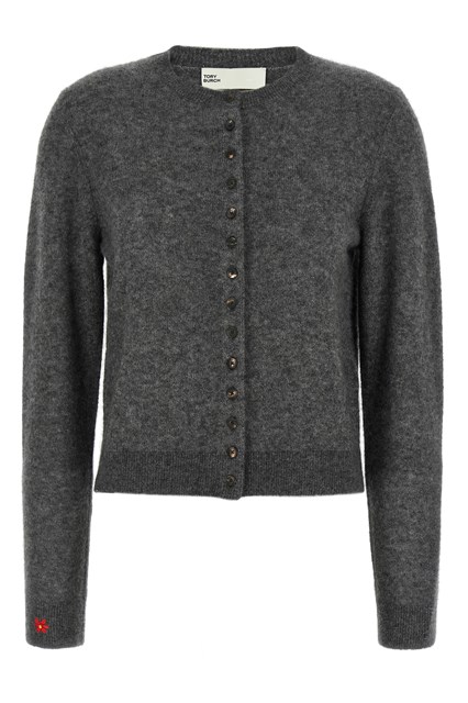 Cardigan ricamo - Grigio (XS)
