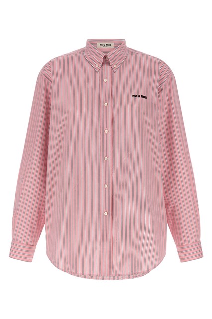Camicia righe 'button down' - Rosa (42 IT)