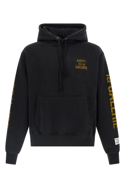 Felpa stampa  logo - Nero