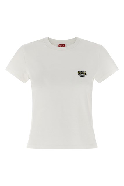 T-shirt 'Gots Wild Tiger' - Bianco