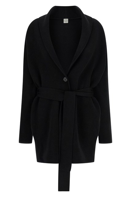 Cardigan 'Shawl Lapel' - Nero (XS)