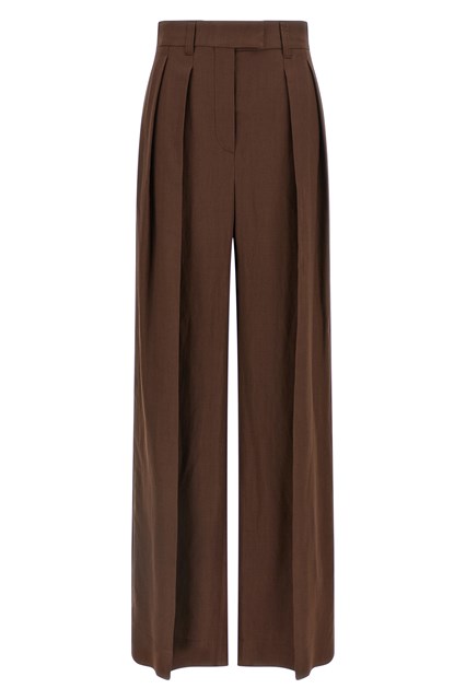 Pantalone lino - Marrone (42 IT)