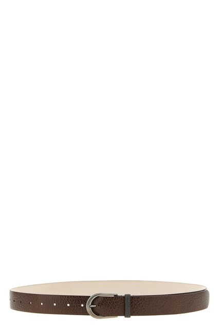 Cintura 'Glossy' monile - Marrone