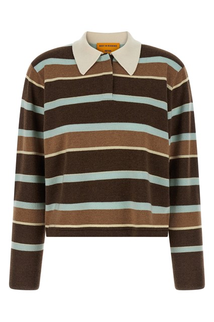 Maglione 'Cropped stripe Rugby' - Multicolor
