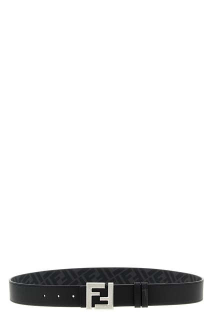 Cintura reversibile 'FF' - Nero (100 cm)