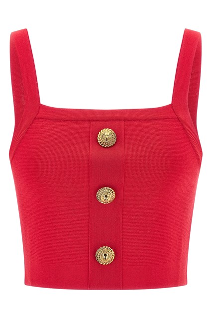 Top 3 bottoni - Fuxia (34 FR)